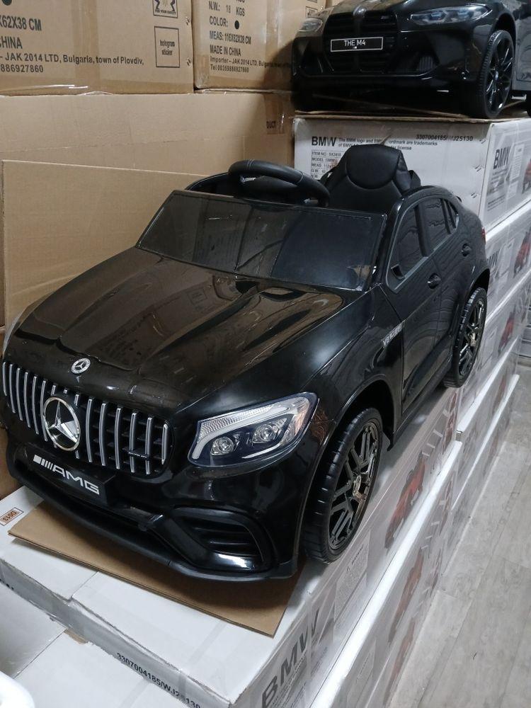 Промо цена!!Акумулаторен джип Mercedes AMG GLC63S с меки гуми 12волта