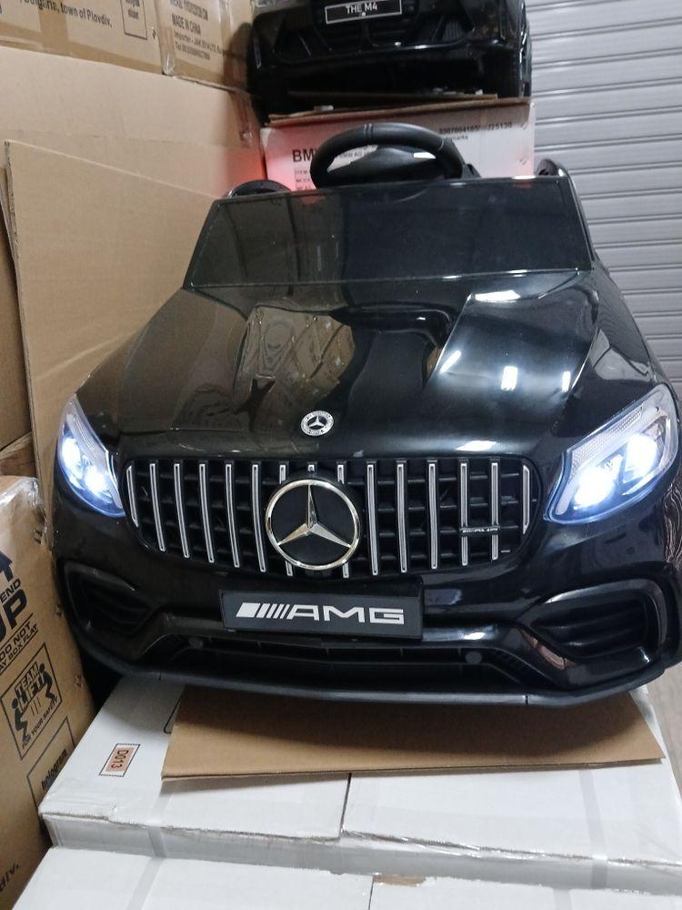 Промо цена!!Акумулаторен джип Mercedes AMG GLC63S с меки гуми 12волта