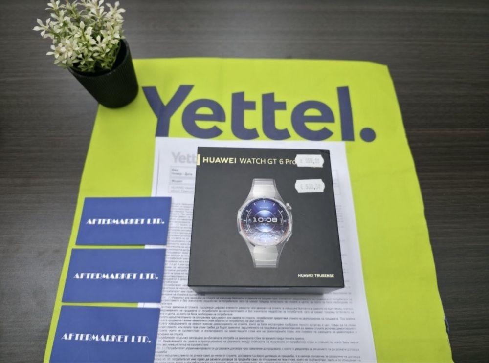 КАТО НОВ 46mm Huawei Watch GT 6 Pro Гаранция Yettel 2028 Titanium