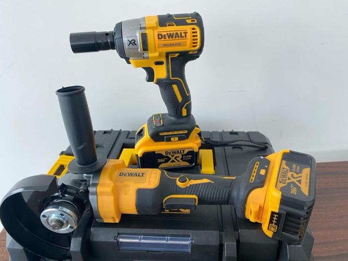 2в1 Акумулаторен Ъглошлайф и Гайковерт Dewalt 18V,36 V