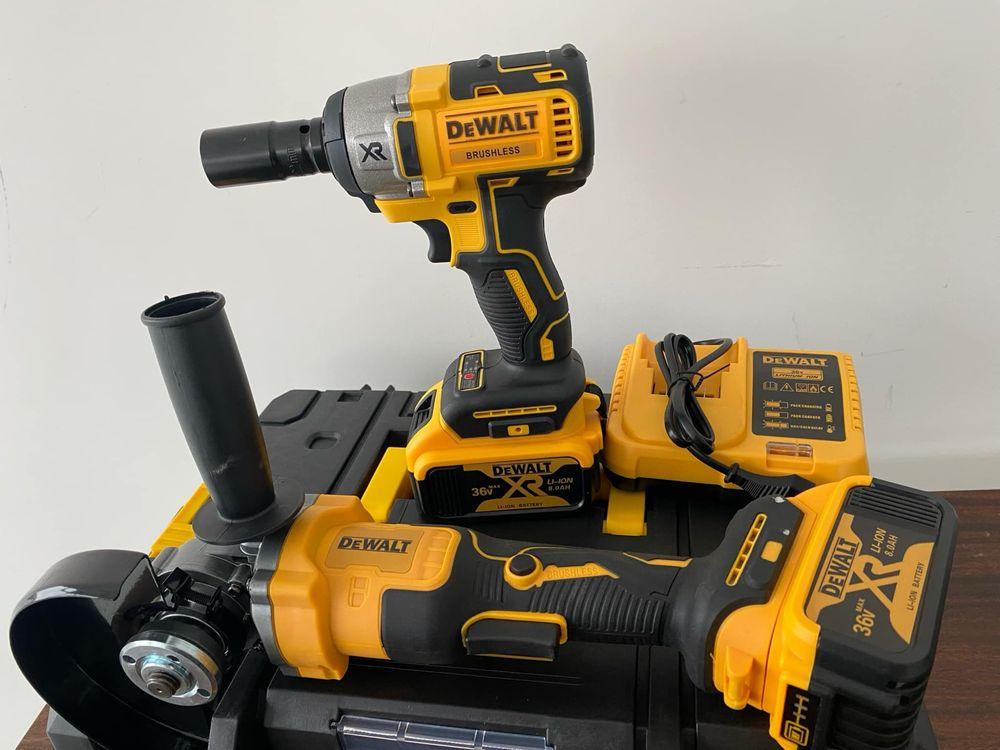 2в1 Акумулаторен Ъглошлайф и Гайковерт Dewalt 18V,36 V