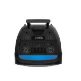 Преносима караоке тонколона Cobra - 18 инча 4600W EXTRA BASS, 15000mAh и 2 безжични микрофона — снимка 2