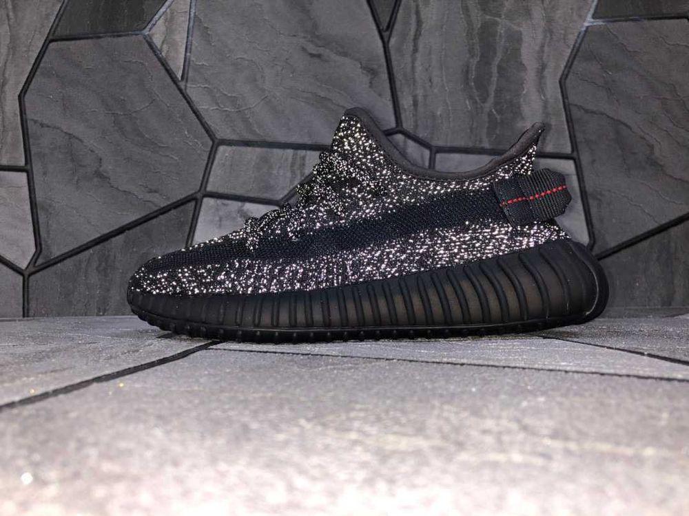 Adidas Yeezy Boost 350 Black Reflective Мъжки Дамски Маратонки 36-47