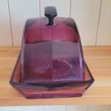 Стъклен съд за съхранение на масло Арт деко — снимка 3