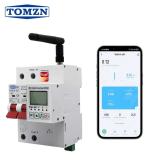 63A Електромер  Защита от късо съединение  WIFI TUYA RCBO RS485 — снимка 1