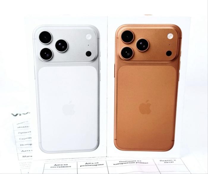 НОВ! Apple iPhone 17 Pro 512GB Orange / Silver 2г. Гаранция!
