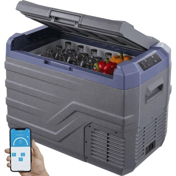 Портативен компресорен хладилник HAWEK 40L – 12V / 24V / 220V | Охлаждане и замразяване навсякъде , модел: 40 литров NL40
