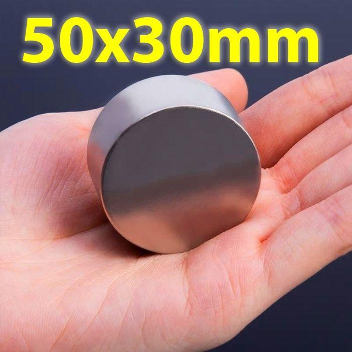 50x30mm неодимов МАГНИТ N52, Neodymium magnet NdFeB magnit neodimov